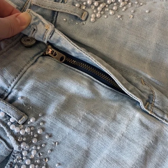 Abercrombie & Fitch | bead embellished skinny jean pant - Picture 7 of 14